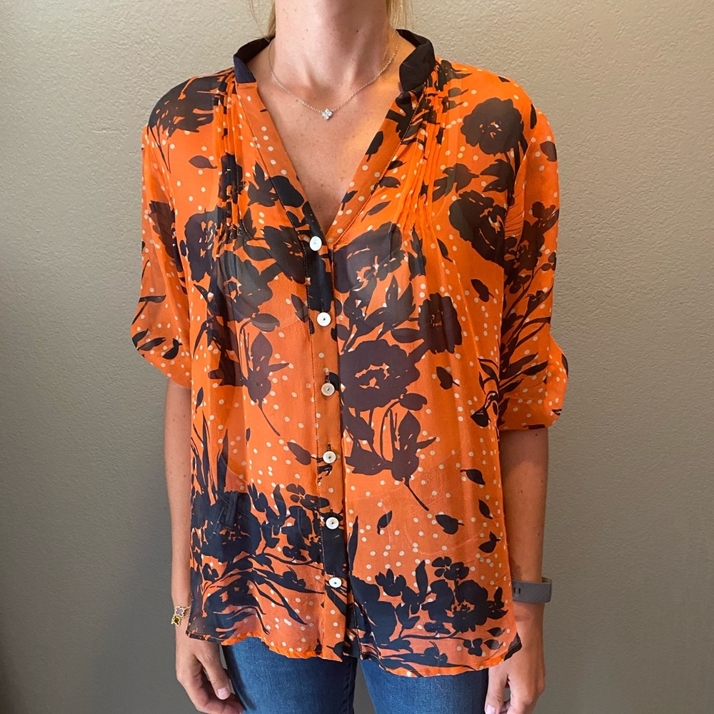 100% Silk blouse